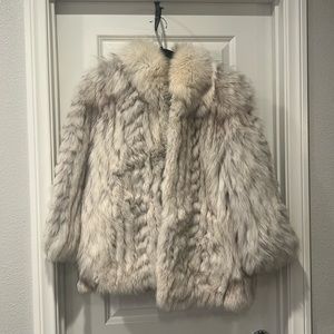 Saga Fox Fur Jacket Size Small